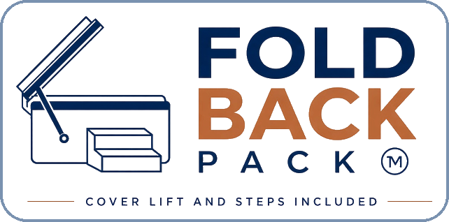 Fold Back Pack: Premium cover, cover lift and steps included