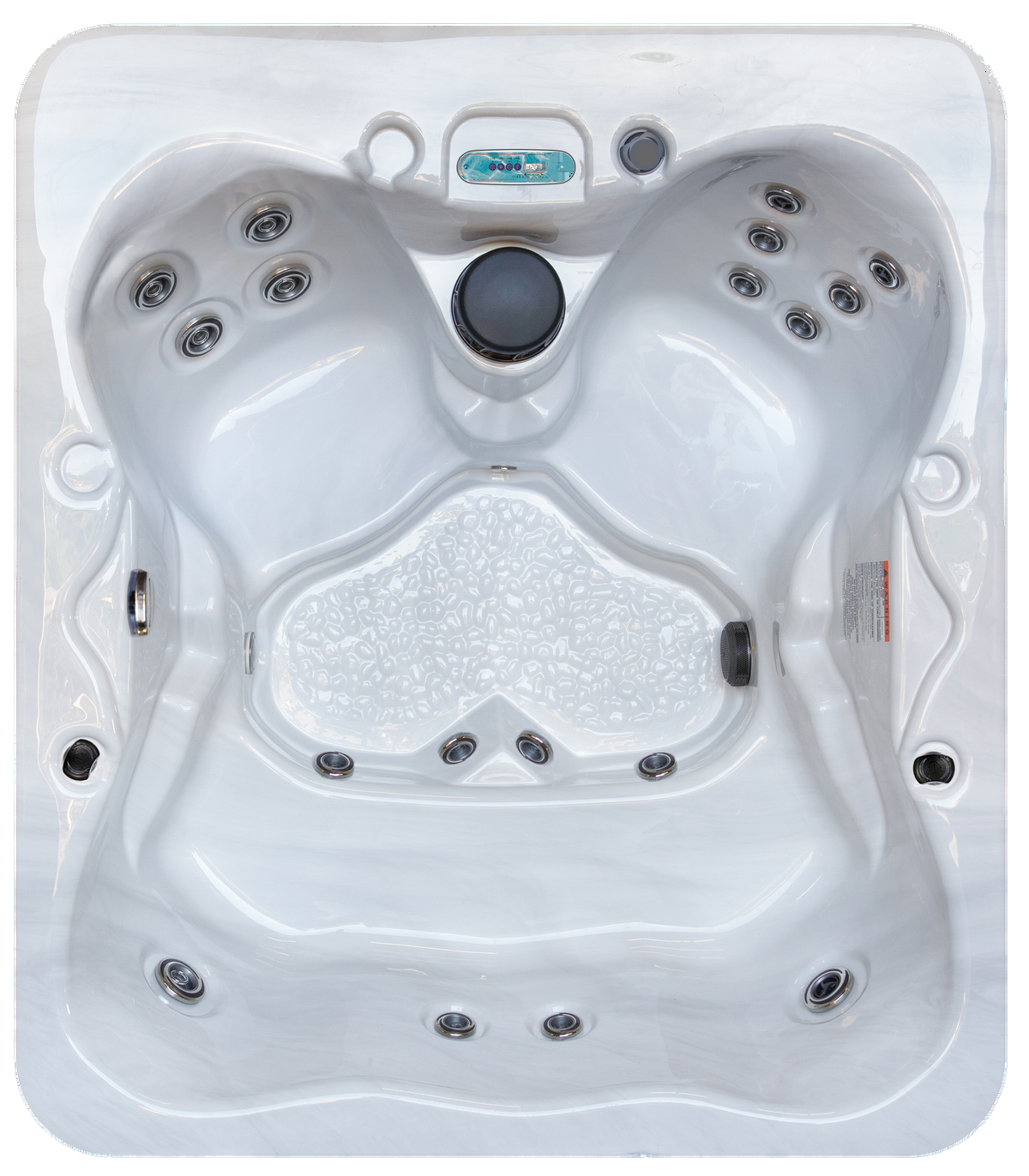 Aqua Comet hot tub in White shell color