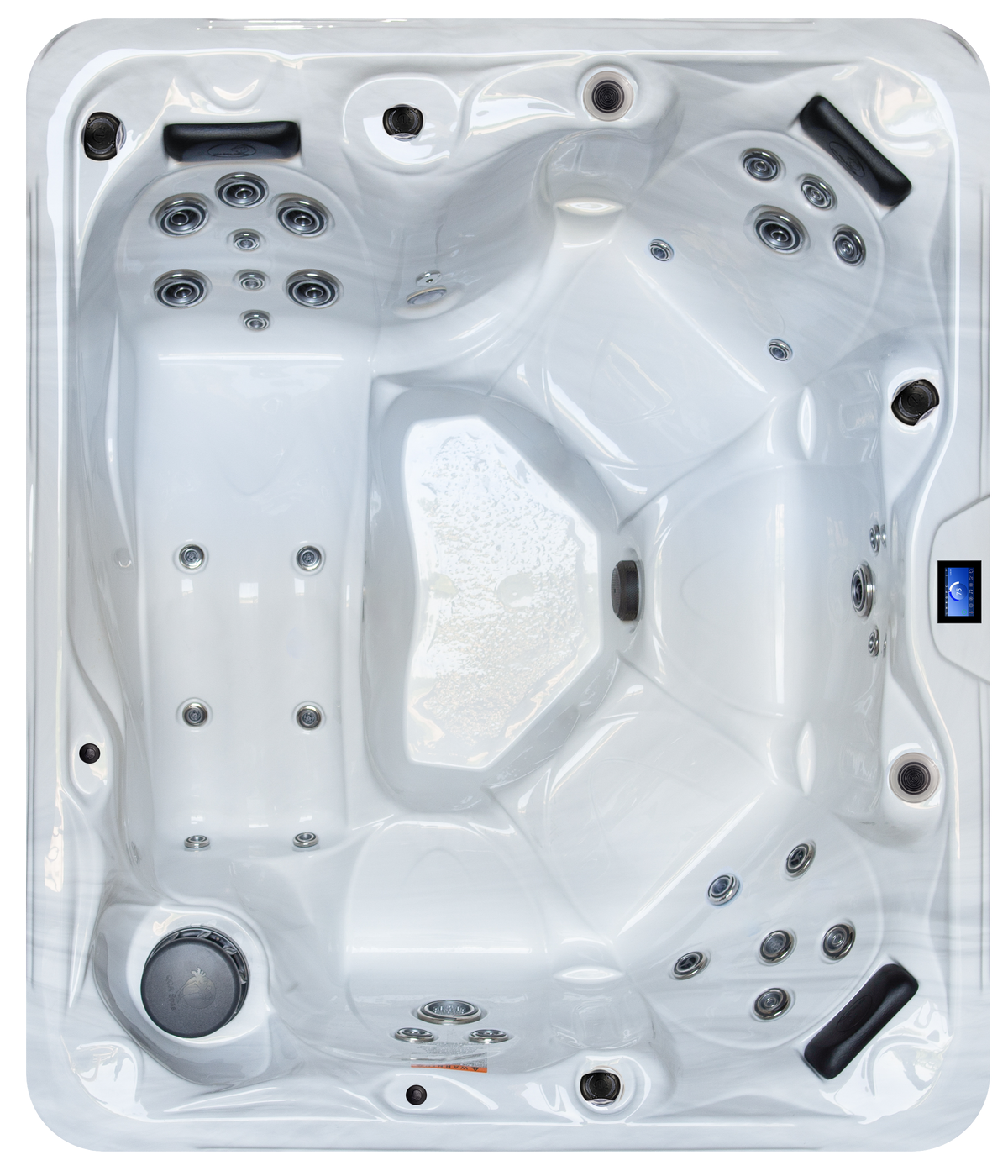 Aqua Oracle hot tub in White shell color