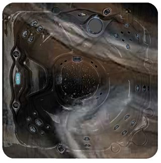 Aqua Galaxy hot tub in Midnight Canyon shell color