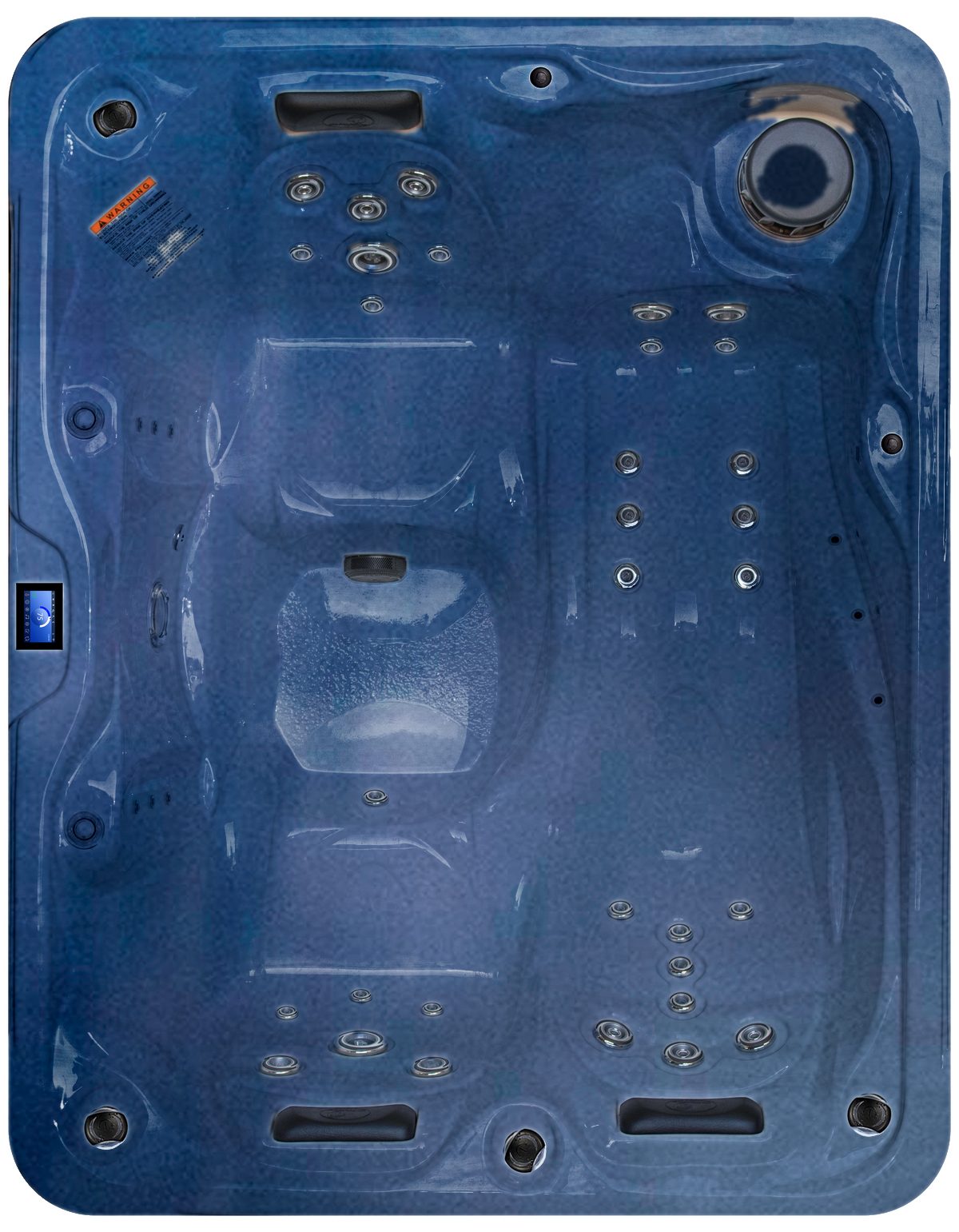 Aqua Enchant hot tub in Majestic Sky shell color
