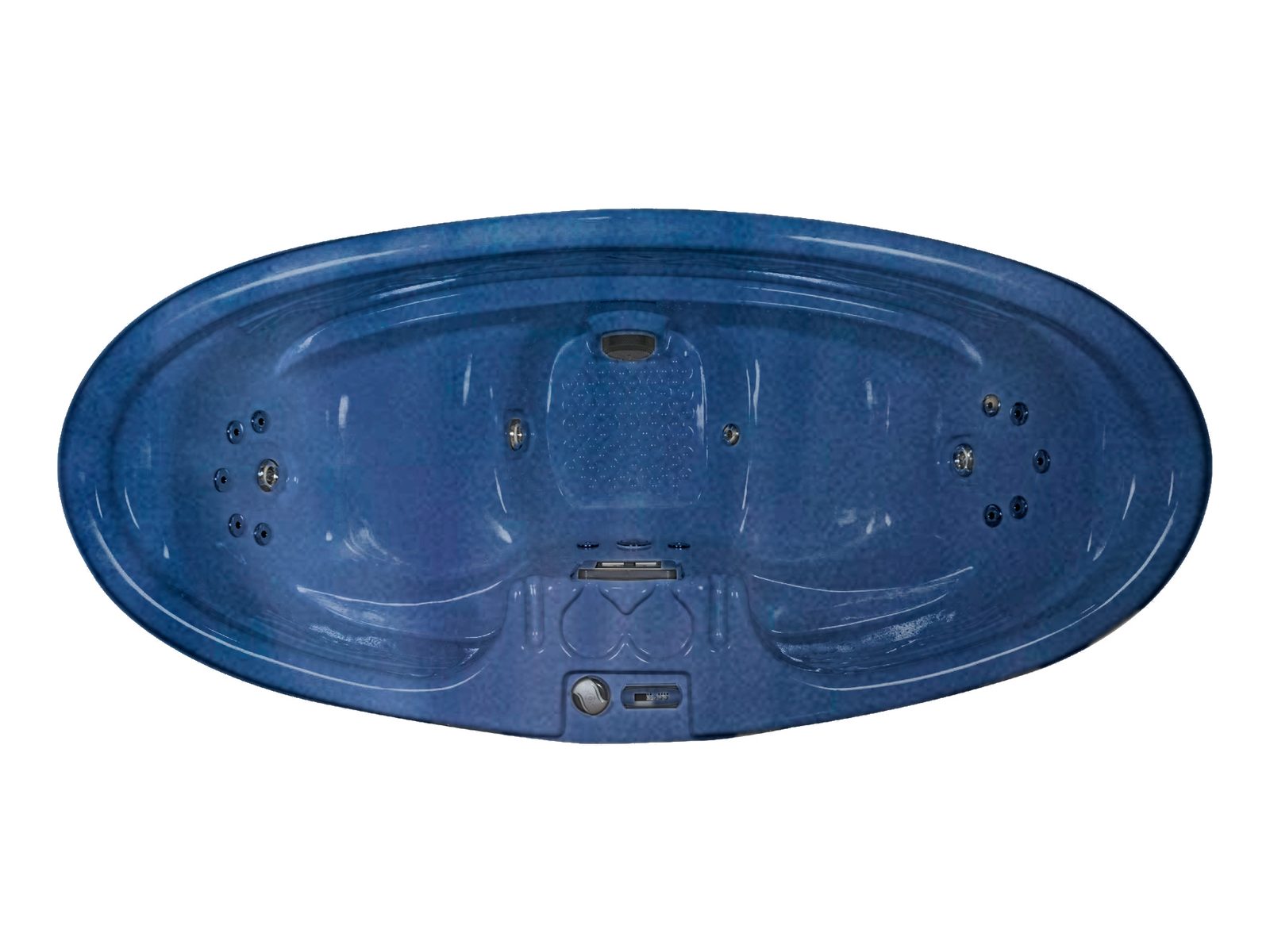 Aqua Halo hot tub in Majestic Sky shell color