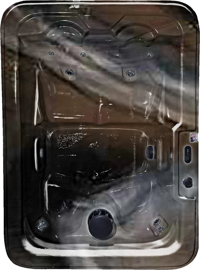 Aqua Mystic hot tub in Midnight Canyon shell